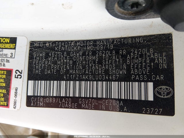 Toyota Camry Xle V6
