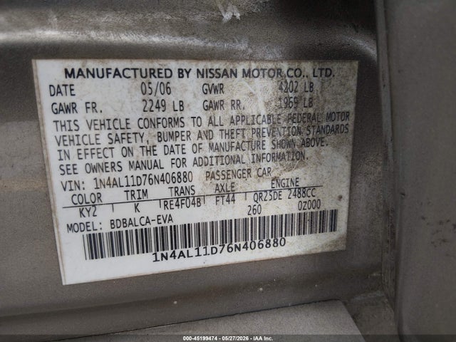 Nissan Altima 2.5 S