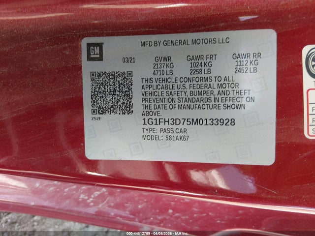 Chevrolet Camaro Rwd  2ss