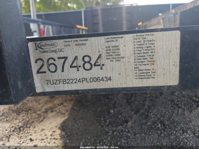 Kaufman Trailers Trailer