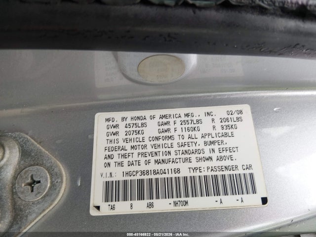 Honda Accord 3.5 Ex-l