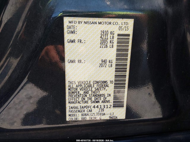 Nissan Altima 2.5 S