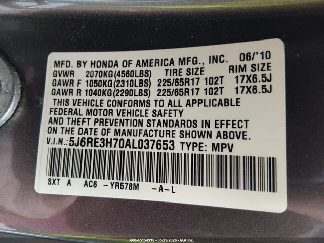 Honda CR-V Ex-l