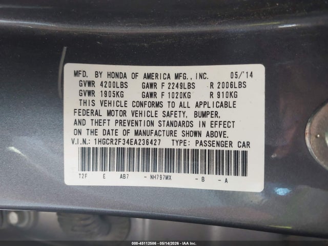 Honda Accord Lx