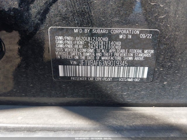 Subaru WRX Premium
