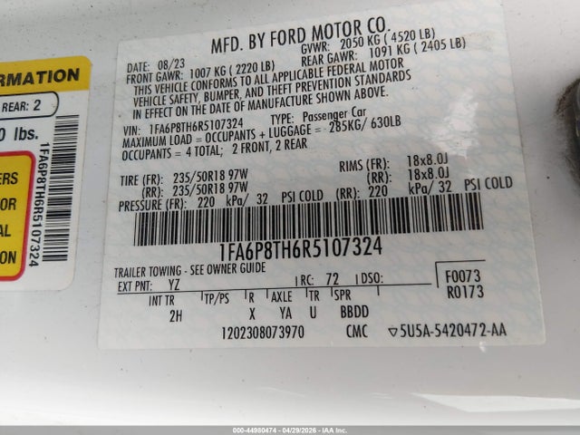 Ford Mustang Ecoboost Fastback