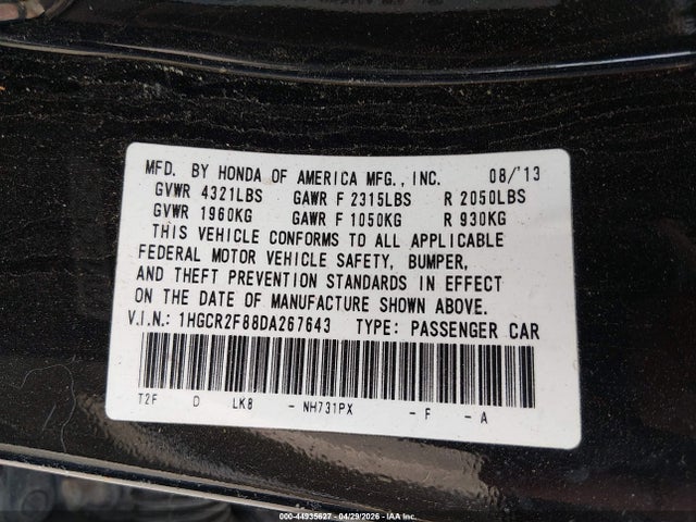 Honda Accord Ex-l