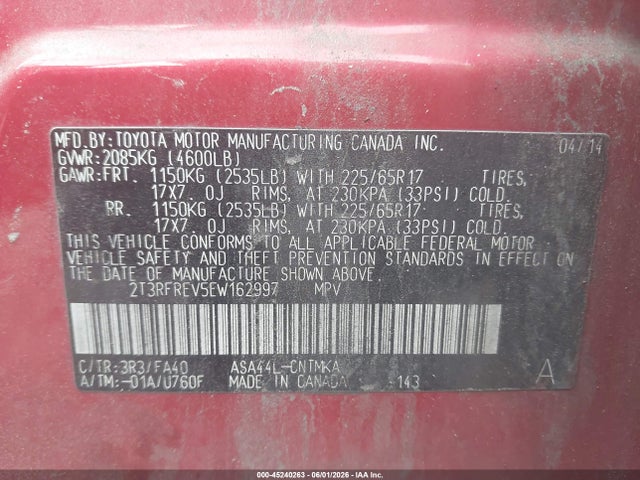 Toyota RAV4 Xle