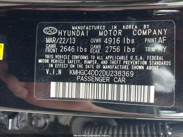 Hyundai Genesis 3.8