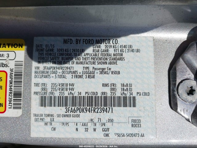 Ford Fusion Titanium