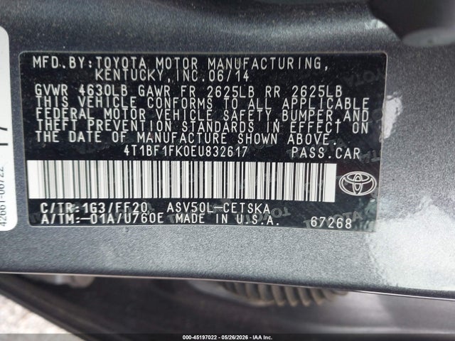 Toyota Camry Se
