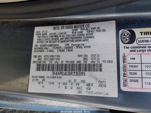 Ford Fusion Sel