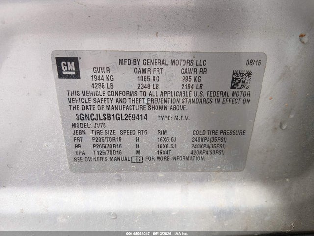 Chevrolet Trax Lt