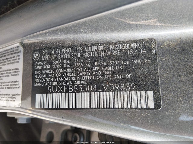 BMW X Series 4.4i