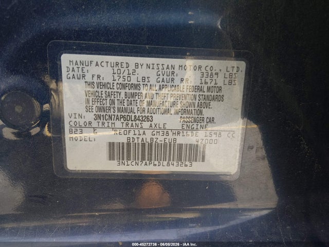 Nissan Versa 1.6 Sv