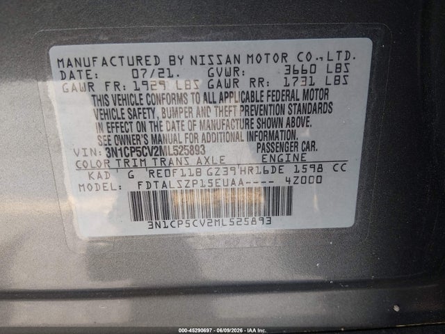 Nissan Kicks Sv Xtronic Cvt