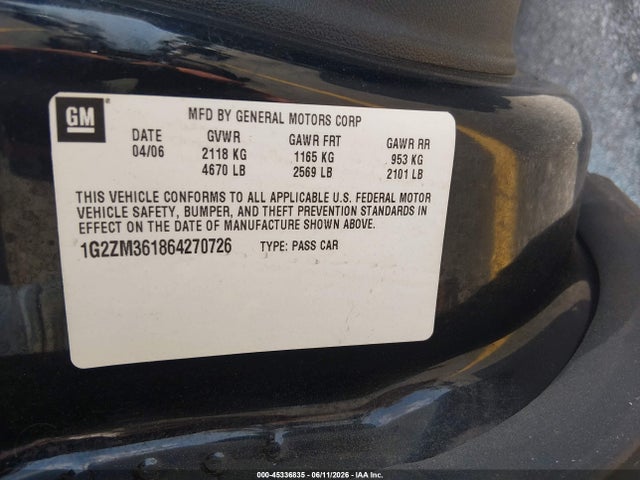 Pontiac G6 Gtp