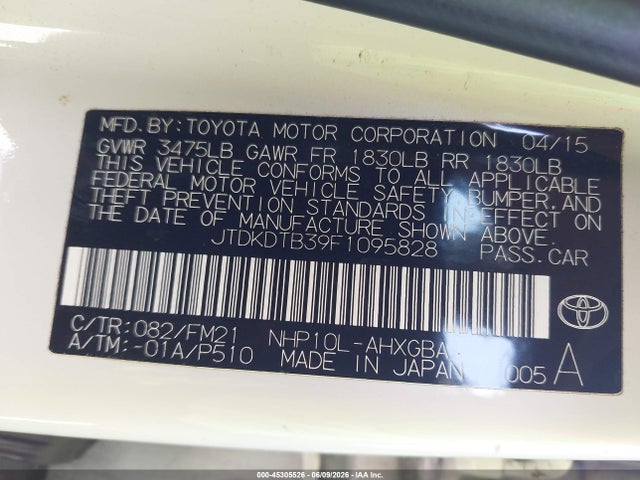 Toyota Prius c Three