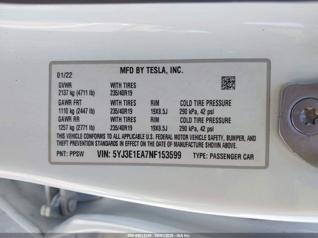 Tesla Model 3 Rear-wheel Drive