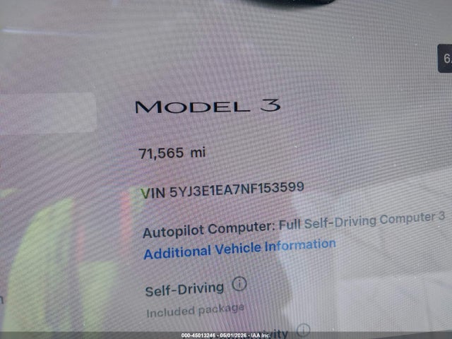 Tesla Model 3 Rear-wheel Drive