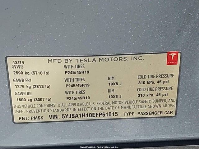 Tesla Model S P85