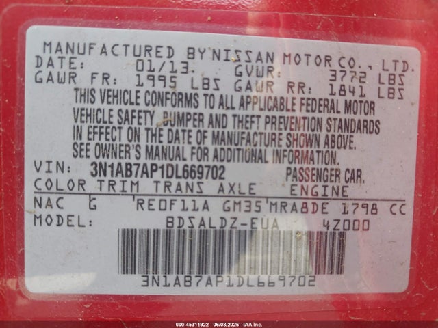 Nissan Sentra Sv