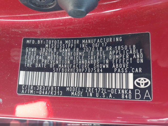 Toyota Corolla Le