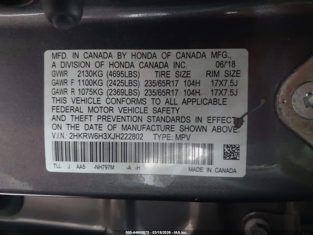 Honda CR-V Lx