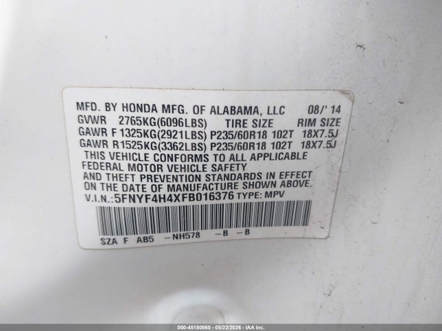Honda Pilot Ex