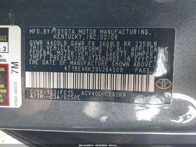 Toyota Camry Se