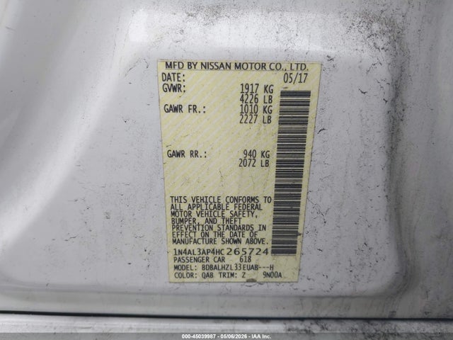 Nissan Altima 2.5 Sr