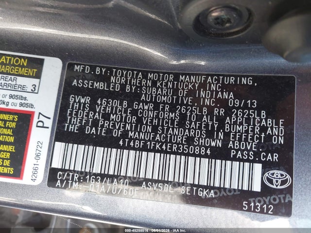 Toyota Camry Xle