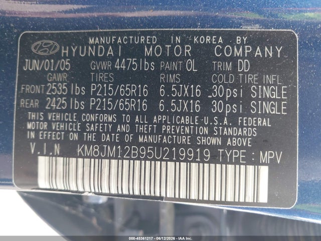 Hyundai TUCSON Gl