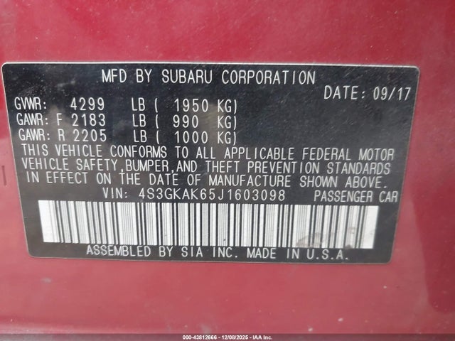Subaru Impreza 2.0i Sport