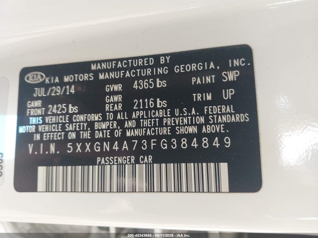 Kia Optima Ex