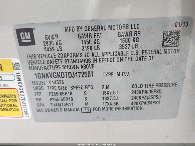 Chevrolet Traverse Lt