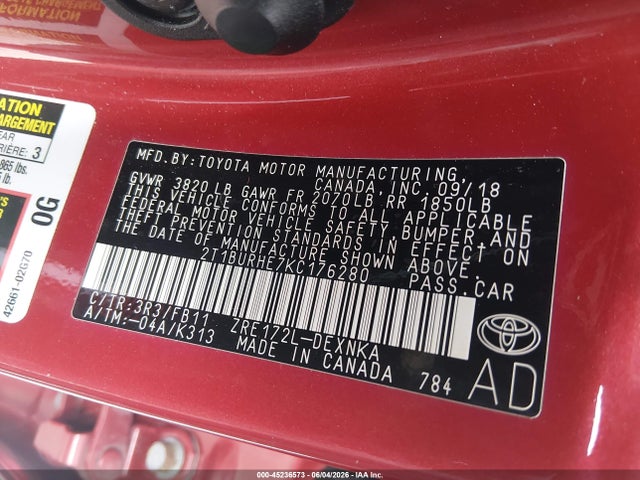 Toyota Corolla Le