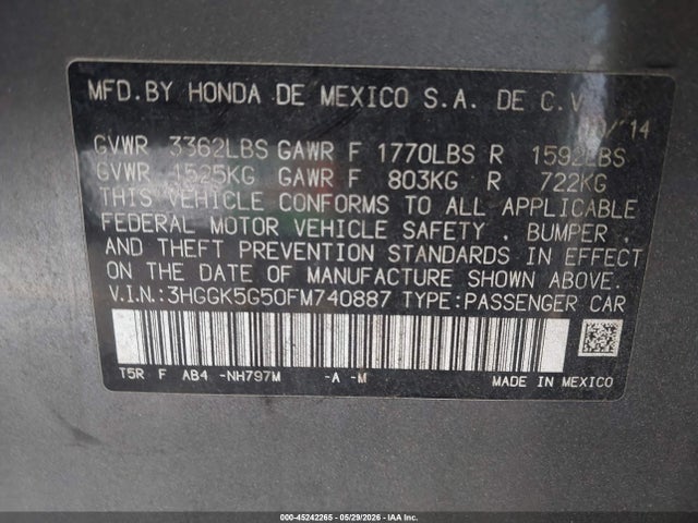 Honda Fit Lx