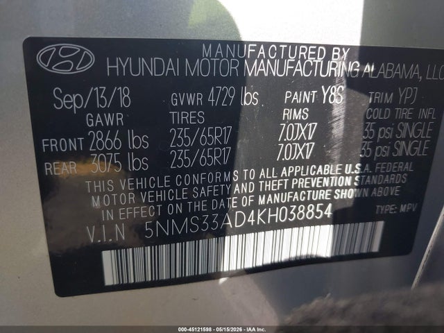 Hyundai SANTA FE Sel