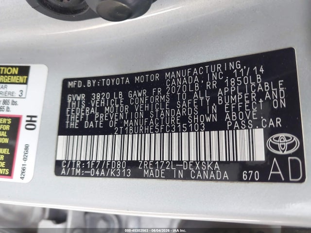 Toyota Corolla S Plus