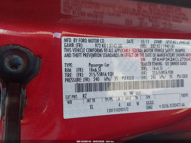 Ford Focus Se