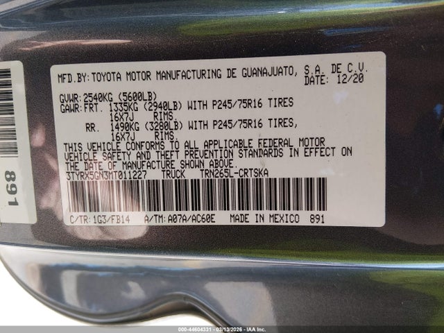 Toyota Tacoma Sr