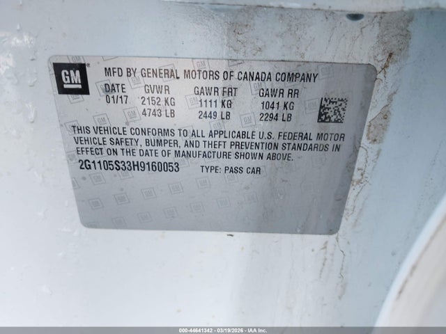 Chevrolet Impala 1lt