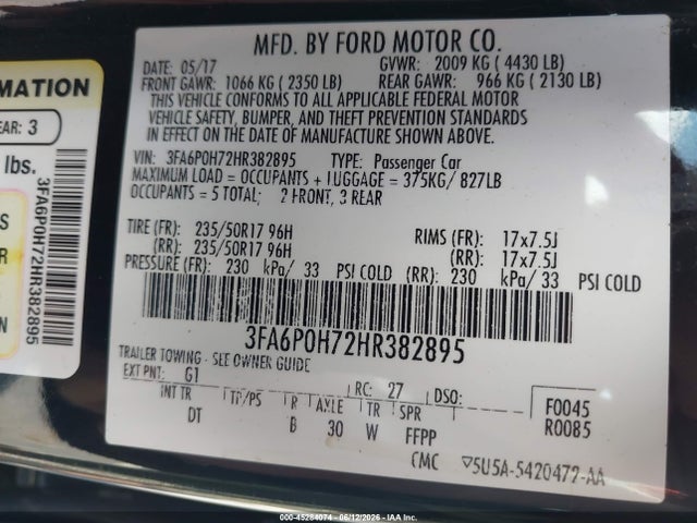 Ford Fusion Se