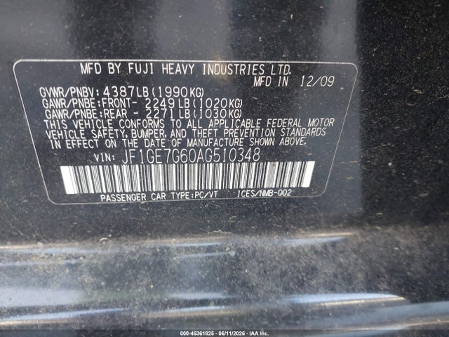 Subaru Impreza Wrx Limited