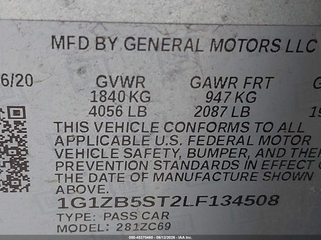 Chevrolet Malibu Fwd Ls