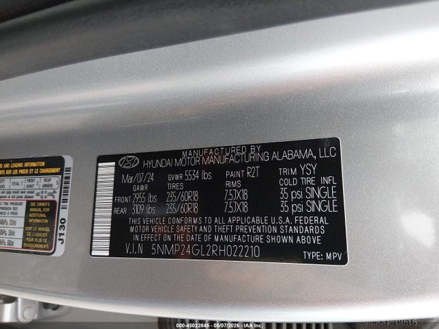 Hyundai SANTA FE Sel