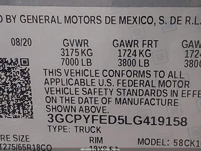 Chevrolet Silverado 1500 4wd  Short Bed Lt Trail Boss