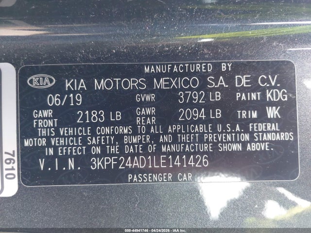 Kia Forte Lxs