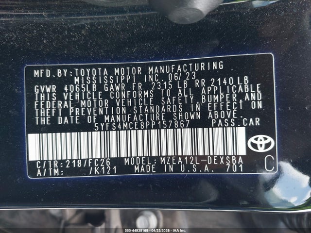Toyota Corolla Se